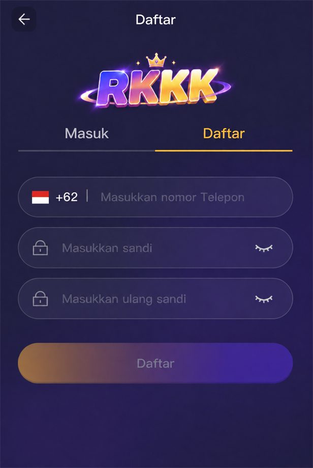 Panduan daftar akun RKKK